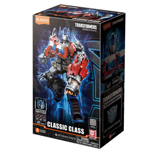 Blokees Figures - Transformers (Model Kit) 71141 - Classic Class(CC) 01 - Optimus Prime  (Luminous Eyes)