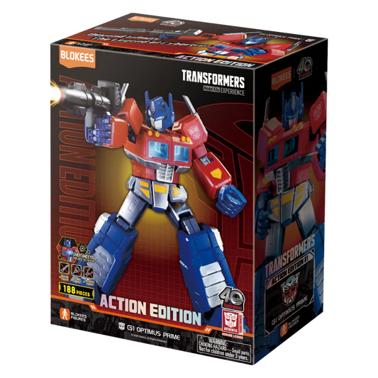 Blokees Figures -  Transformers  (Limited Model Kit)  71156-Transformers AE01 - G1 Optimus Prime (20cm) (Luminous Eyes)