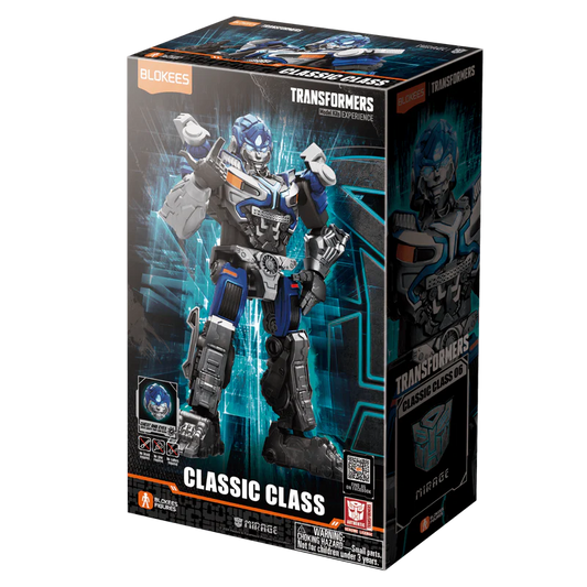 Blokees Figures - Transformers (Model Kit)  71151 - Classic Class(CC) 06 - Mirage(10cm) (Luminous Eyes & Chest)