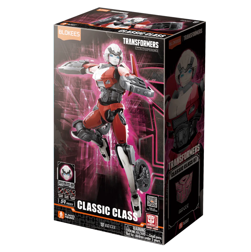 Blokees Figures - Transformers (Model Kit)  71152 - Classic Class(CC) 07 -  Arcee(10cm) (Luminous Eyes)