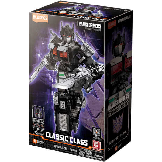 Blokees Figures - Transformers (Model Kit) 71155 - Classic Class(CC) 08 -Nemesis Prim (Luminous Eyes)