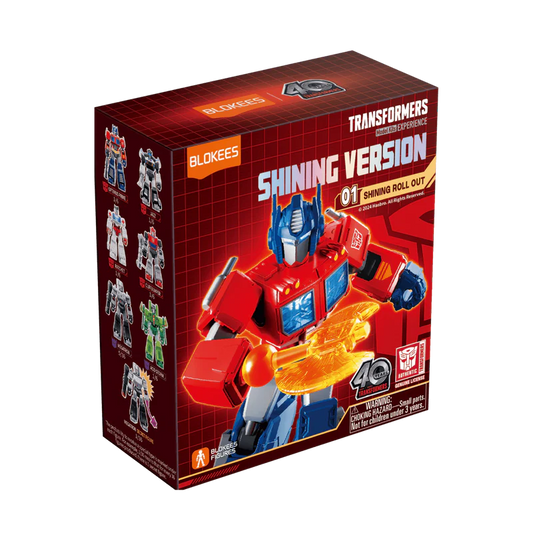 Blokees Figures - Transformers  (Luminous Eyes & Chest) 71121 - Shining Version(SV) 01- Shining attack