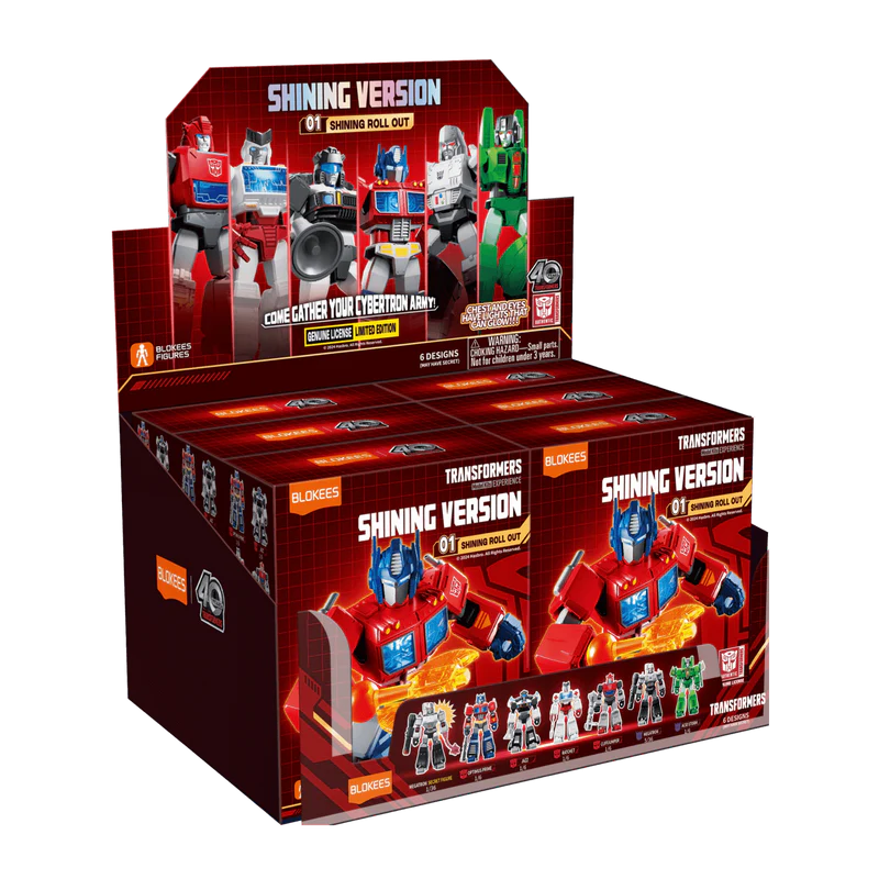 Blokees Figures - Transformers  (Luminous Eyes & Chest) 71121 - Shining Version(SV) 01- Shining attack